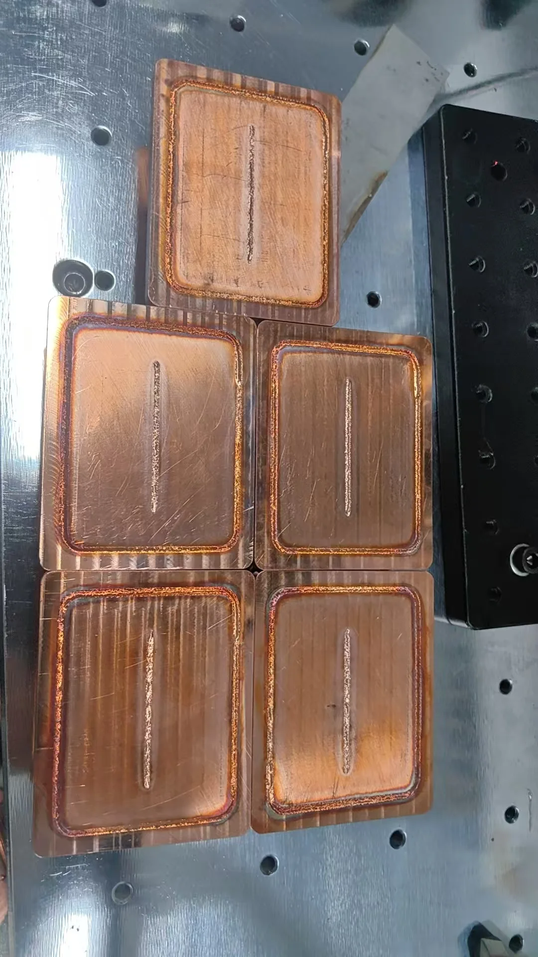 铜液冷板激光焊接设备应用案例2